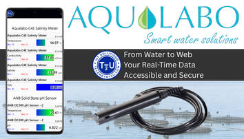 Aqualabo pH, dissolved oxygen, conductivity and turbidity sensors integrated with Telemetry2U