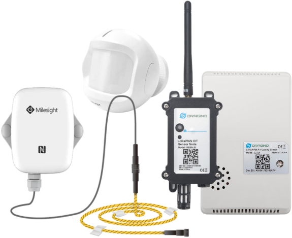 Example applications using Telemetry2U and LoRaWAN in labs and facilities