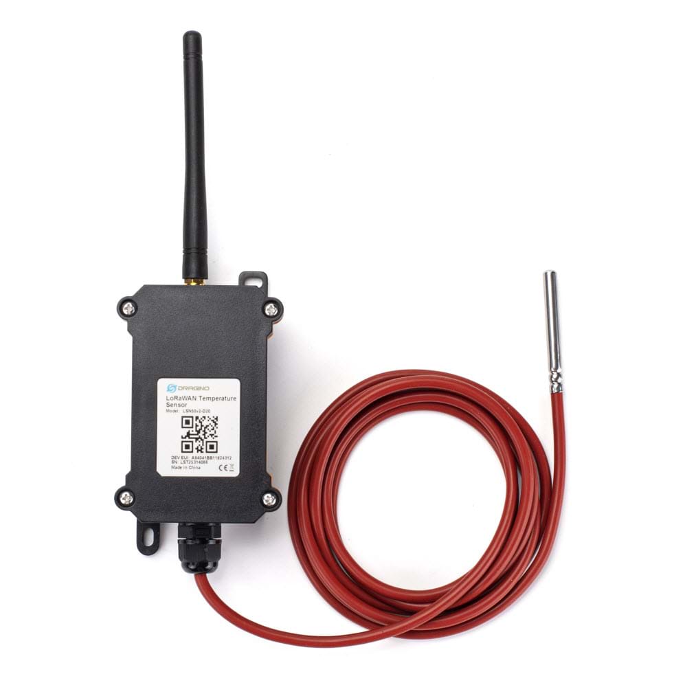 Dragino LNS50V2-D20 LoRaWAN DS18B20 Temperature Sensor